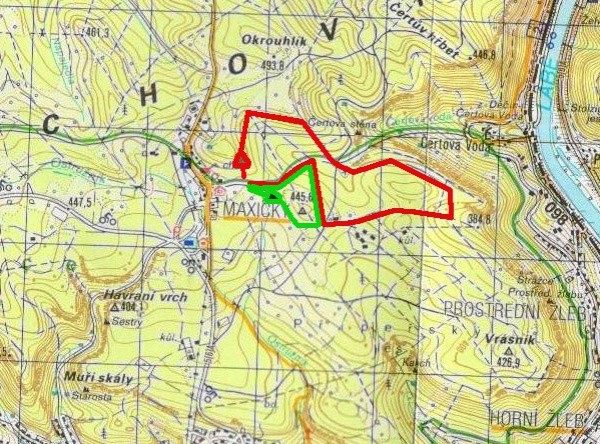 Hills cup Děčín - mapa + info o  ubytování
